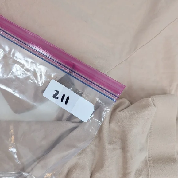 Lot Of 2 Nude Pink 100% Cotton Bike Shorts 5.5" [211] - Picture 6 of 6